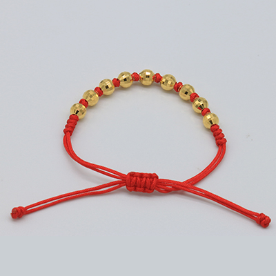 黃金綁繩兒童手鍊03